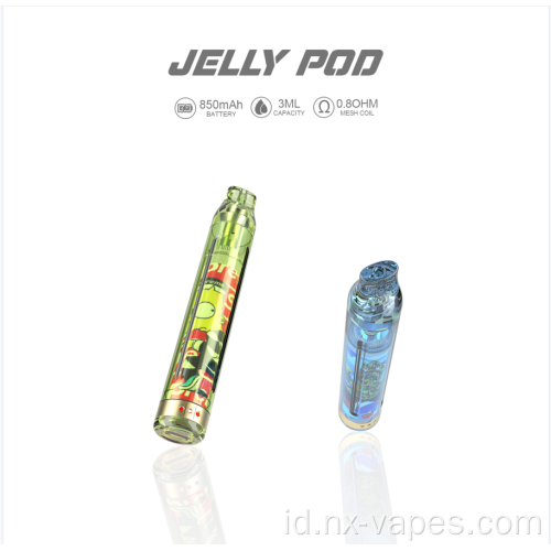 Sistem pod yang dapat diisi ulang Vape kit e-rokok vape